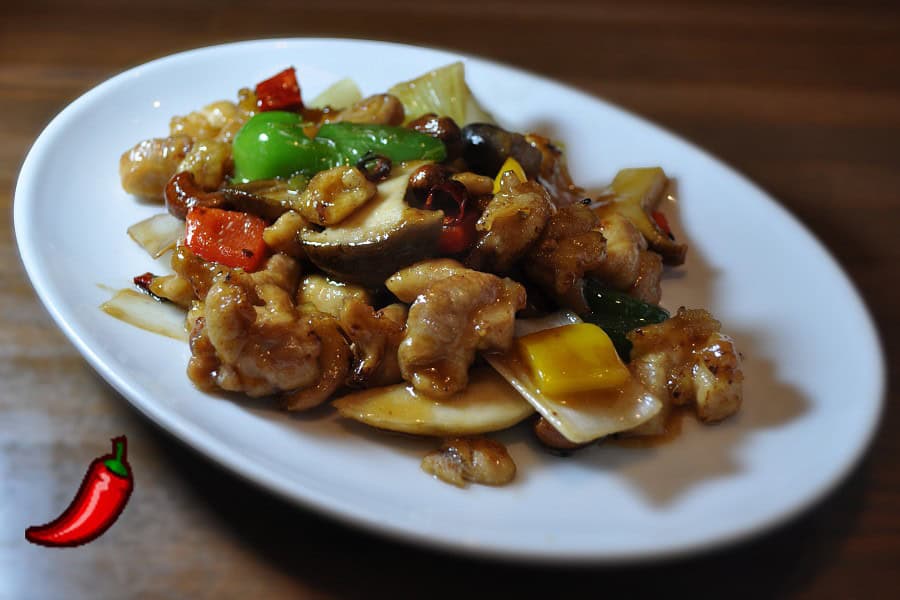 【中華レストラン とらの子】鶏肉南蛮炒め(税込1,130円)