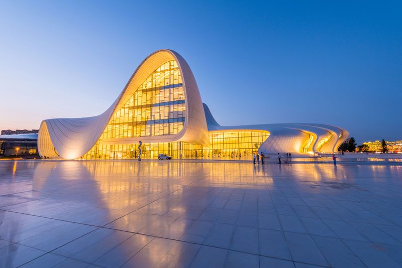 Heydar-Aliyev-Zentrum von Baku