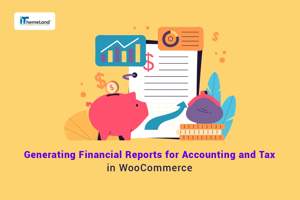 Generating financial report for accounting & tax banner
