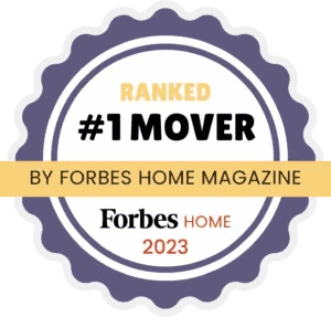 Forbes Home #1 mover • 2023 Ranked #1 Mover by Forbes Home, 2023 badge