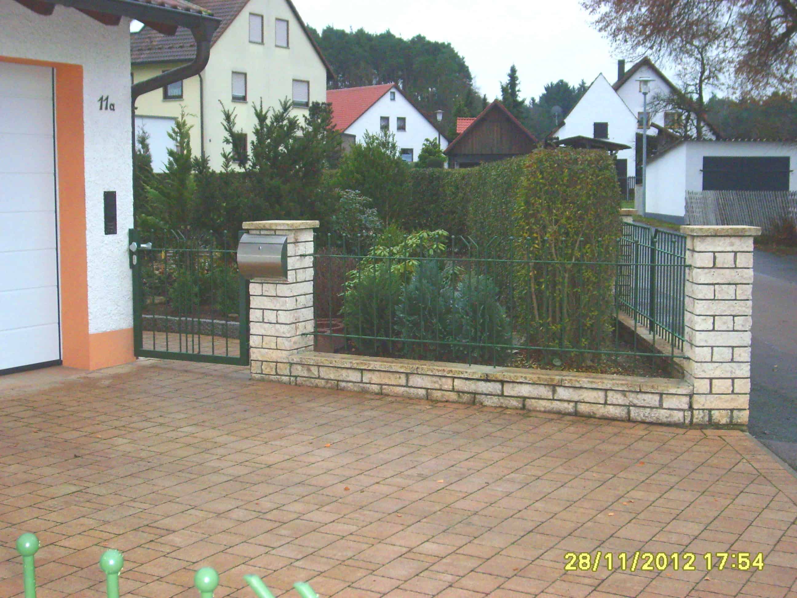 Stahllzaun pulverbeschichtet