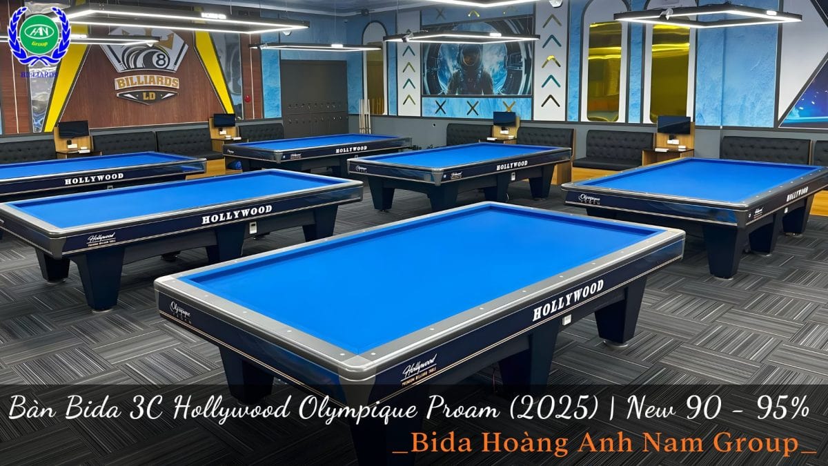 Bàn Bida 3C Hollywood Olympique Proam 2025 | Bida Hoàng Anh Nam Group