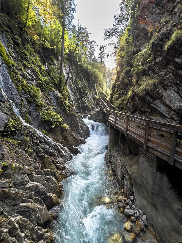 Testbild mit dem iPhone 13 Pro mit der Ultraweitwinkellinse in einer Klamm in der 100-Prozent-Ansicht