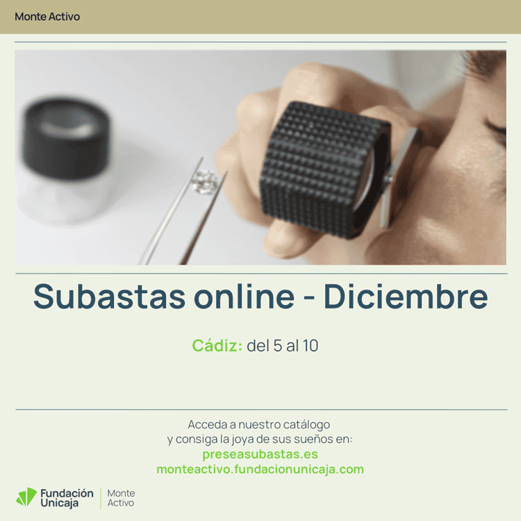 Monte Activo - Subastas online de joyas diciembre 2024