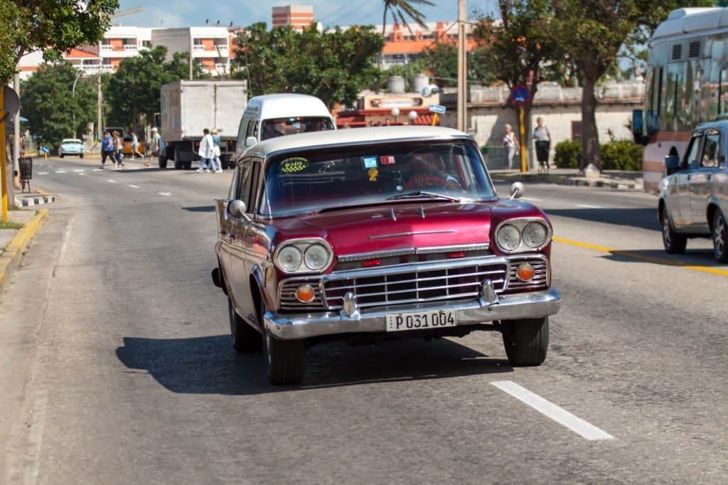 stare samochody w Hawanie