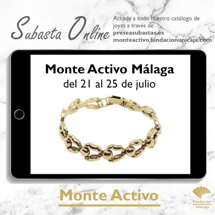 Monte Activo - Subastas online de joyas Julio 2022 - Málaga