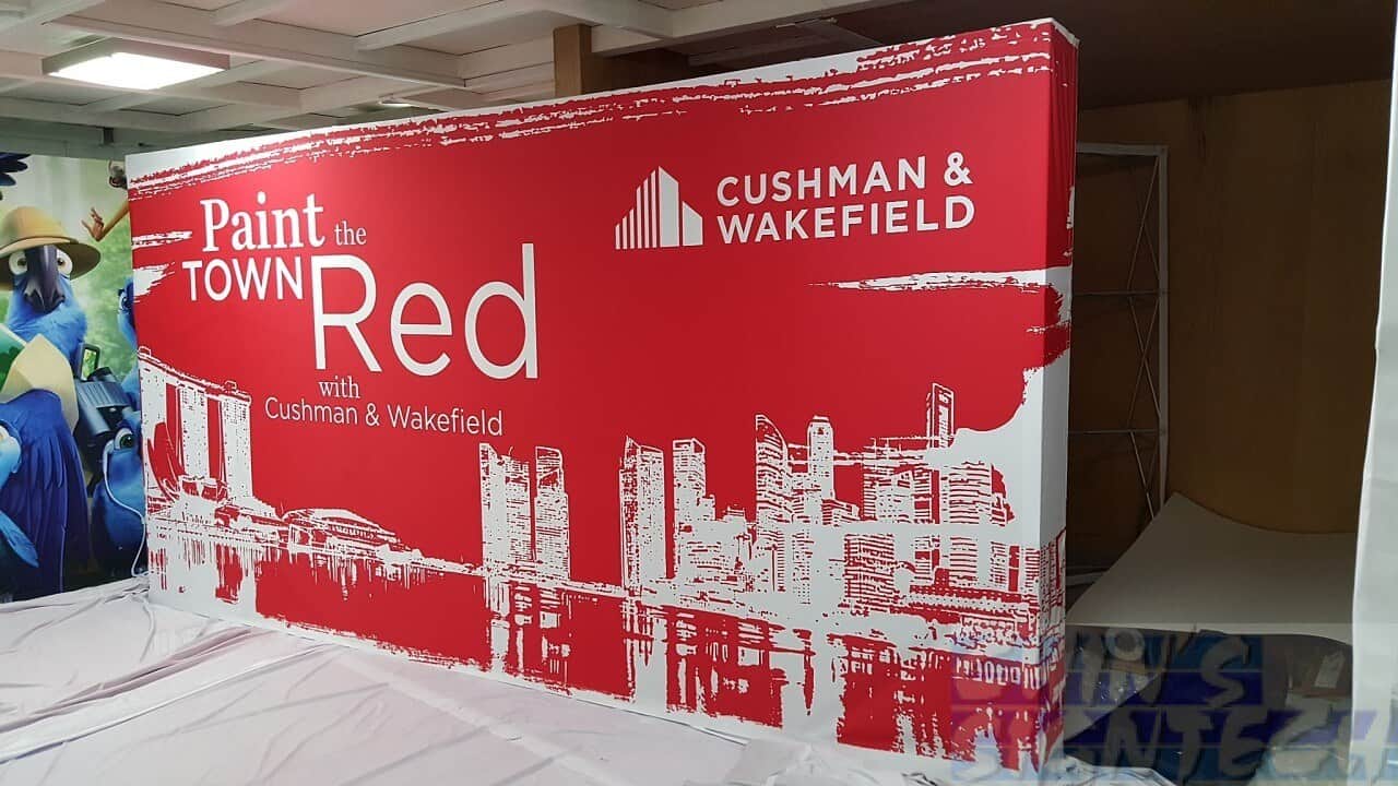 6 x 3 - 446x 225cm Fabric Pop Up Display with Singapore landscape design (2)
