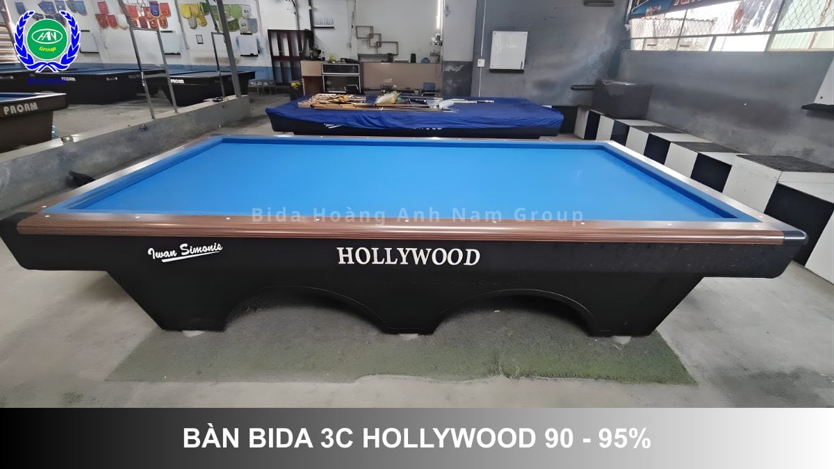 Bàn Bida 3C Hollywood, New 90 - 95%, Đa dạng mẫu | Bida Hoàng Anh Nam Group