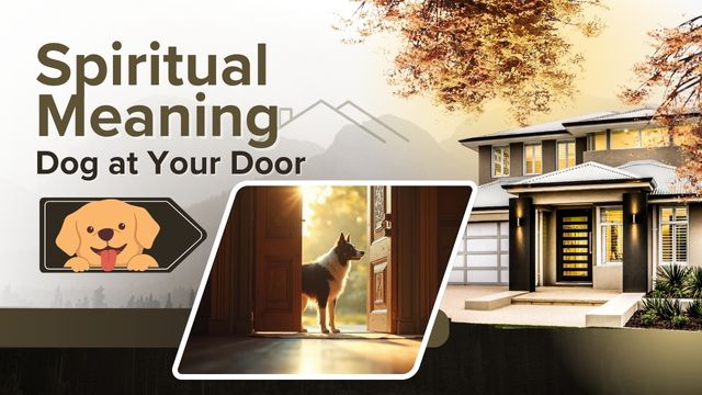 DOG AT YOUR DOOR: UNPACKING ITS SPIRITUAL MEANING & MESSAGE 4 spiritual messages dogs bring