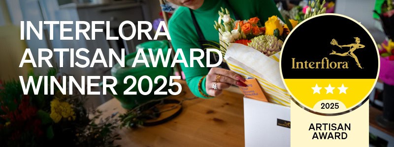 Email Version 2 3 Stars Interflora Artisan Award Winner 2025