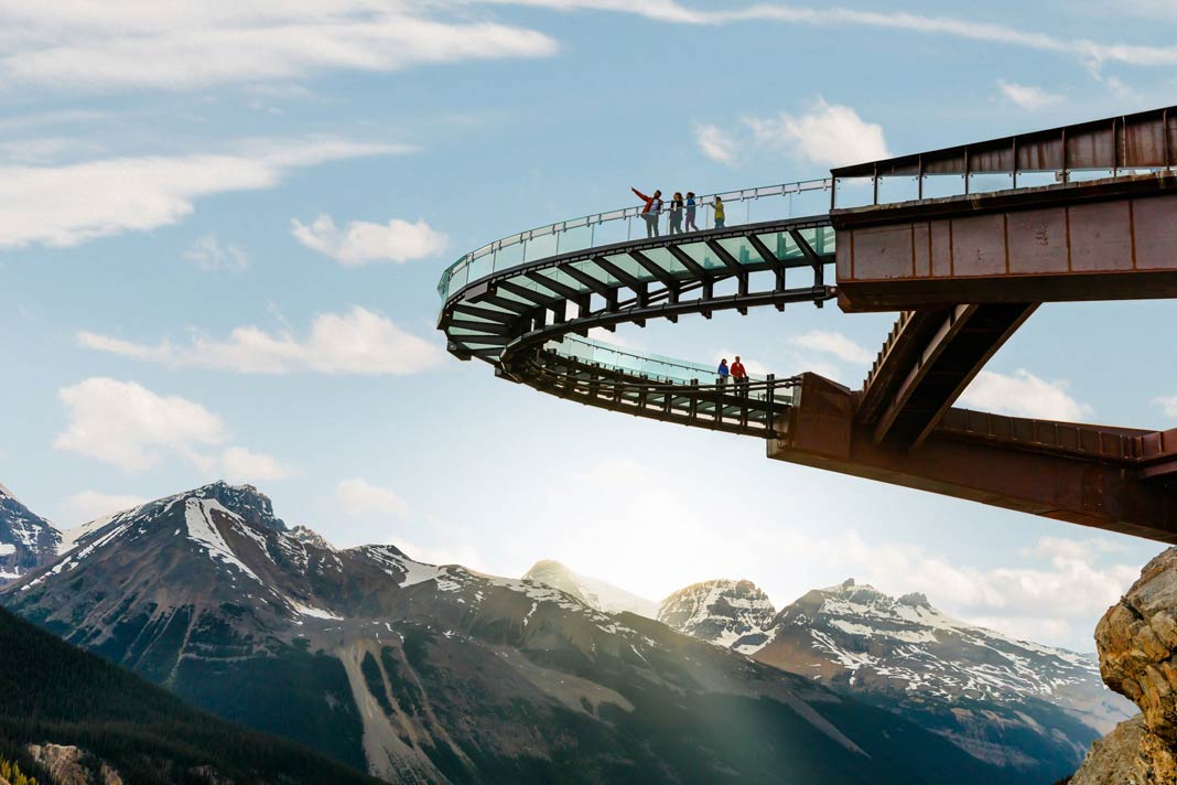Der Columbia Icefield Skywalk