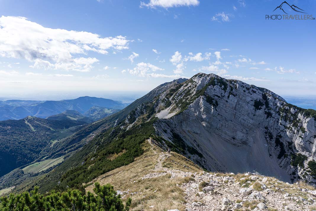Der Wanderweg auf dem Monte Baldo