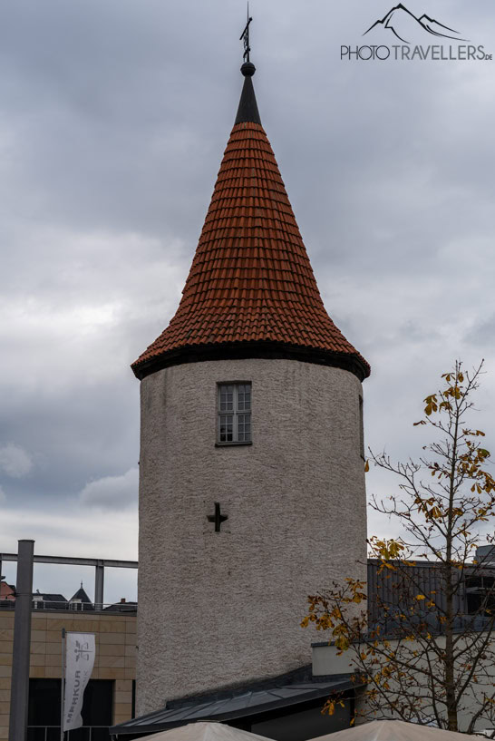 Der Nonnenturm ist der verbliebene Rest der Stadtbefestigung
