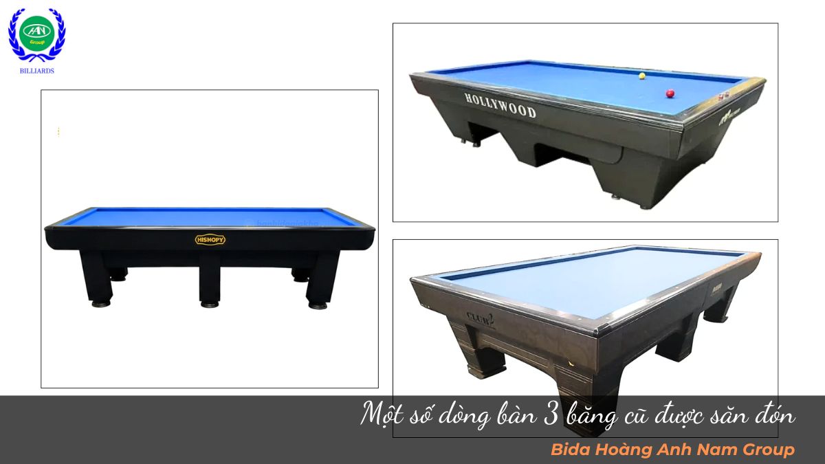 Một số dòng bàn 3 băng cũ được săn đón