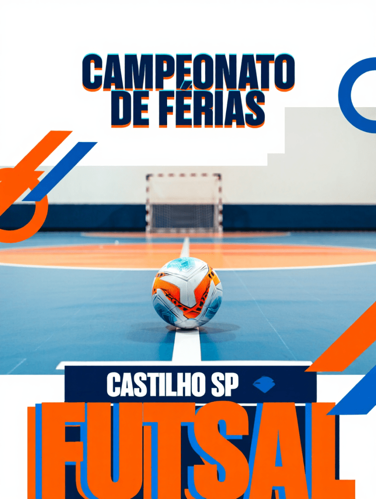 NONA RODADA DO FUTSAL DE FÉRIAS 2026 EM CASTILHO TEM JOGO MOVIMENTADO E GOLEADA HISTÓRICA