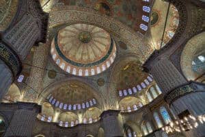 Istanbul Sehenswürdigkeiten, istanbul - Istanbul Sehenswürdigkeiten Blaue Mosche Innenraum - Istanbul Sehenswürdigkeiten