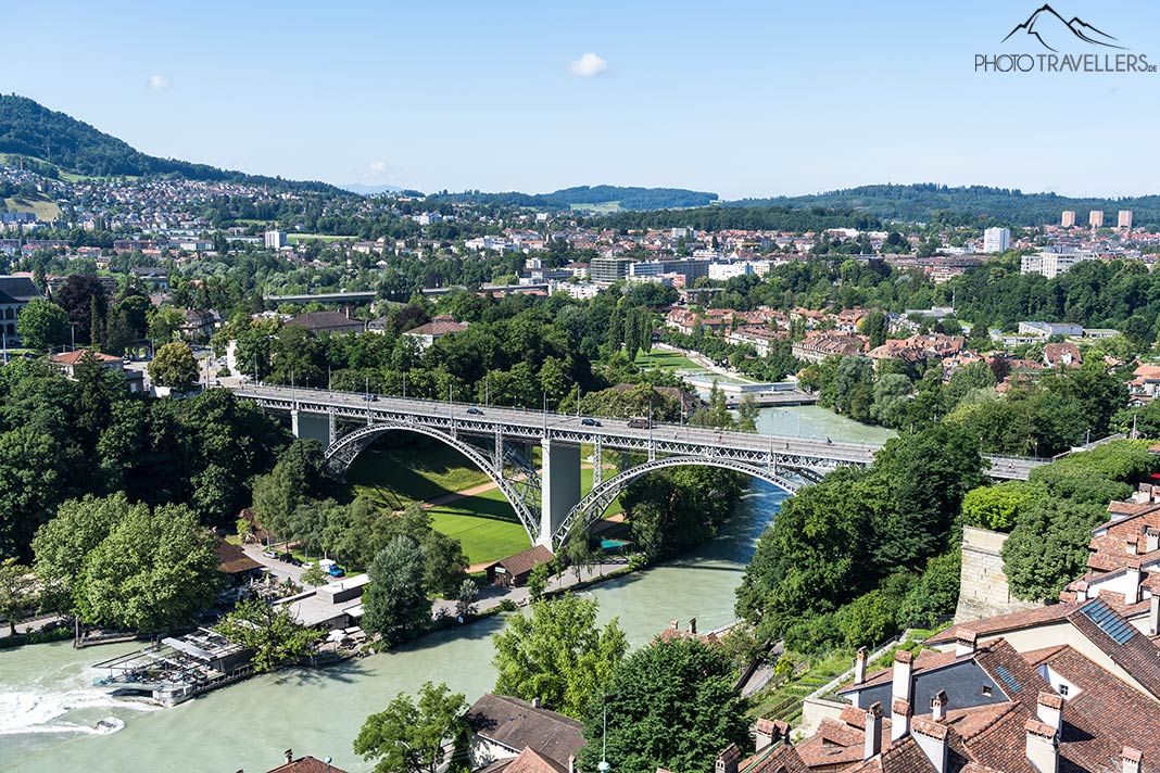 Blick auf die Berner Kirchenfeldbrücke