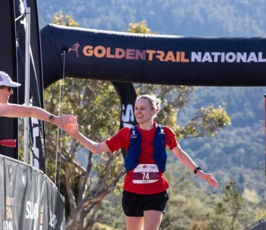 Once wasn’t enough for hardy trail runners wanting to immerse in kunanyi