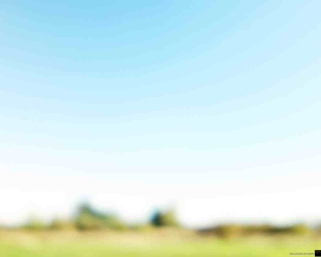 Simple Blurred Landscape