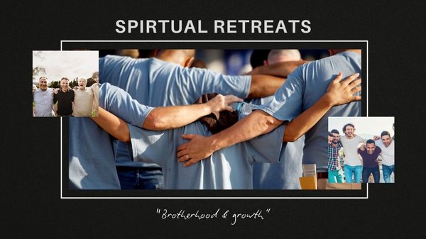 men are turning to spiritual retreats