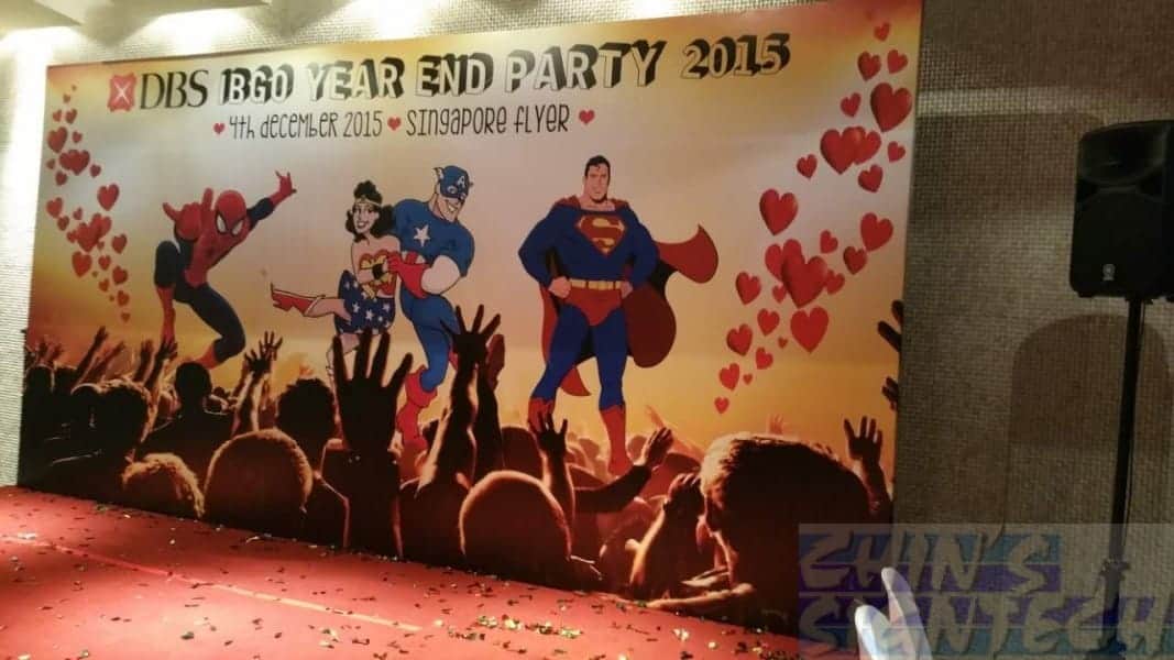 16 x 8ft DBS Year End Party with super heroes
