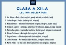 Lecturi obligatorii clasa a 12-a lecturi obligatorii clasa a 12 a
