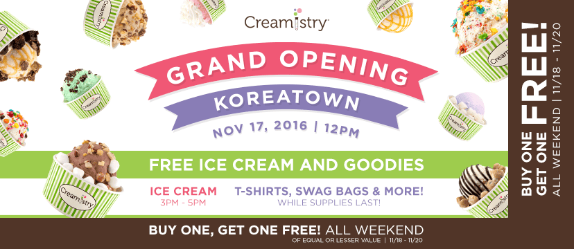 Creamistry Koreatown Facebook