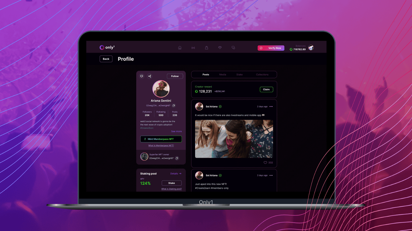 Only1 (LIKE) updates the advancement roadmap and implements a quantity of new capabilities 1 Only1 LIKE updates the development roadmap and implements a number