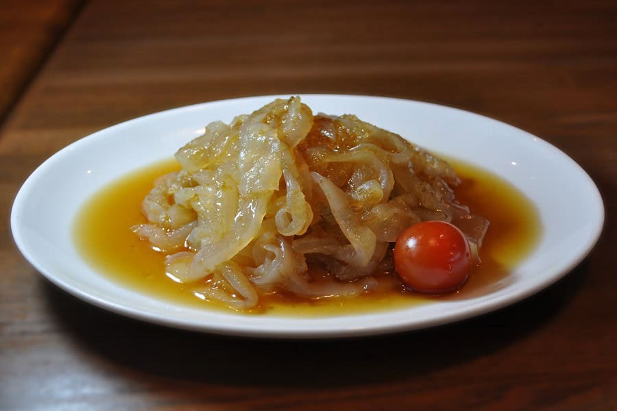 【中華レストラン とらの子】酢クラゲ(税込1,270円) 【中華レストラン とらの子】酢クラゲ(税込1,270円)