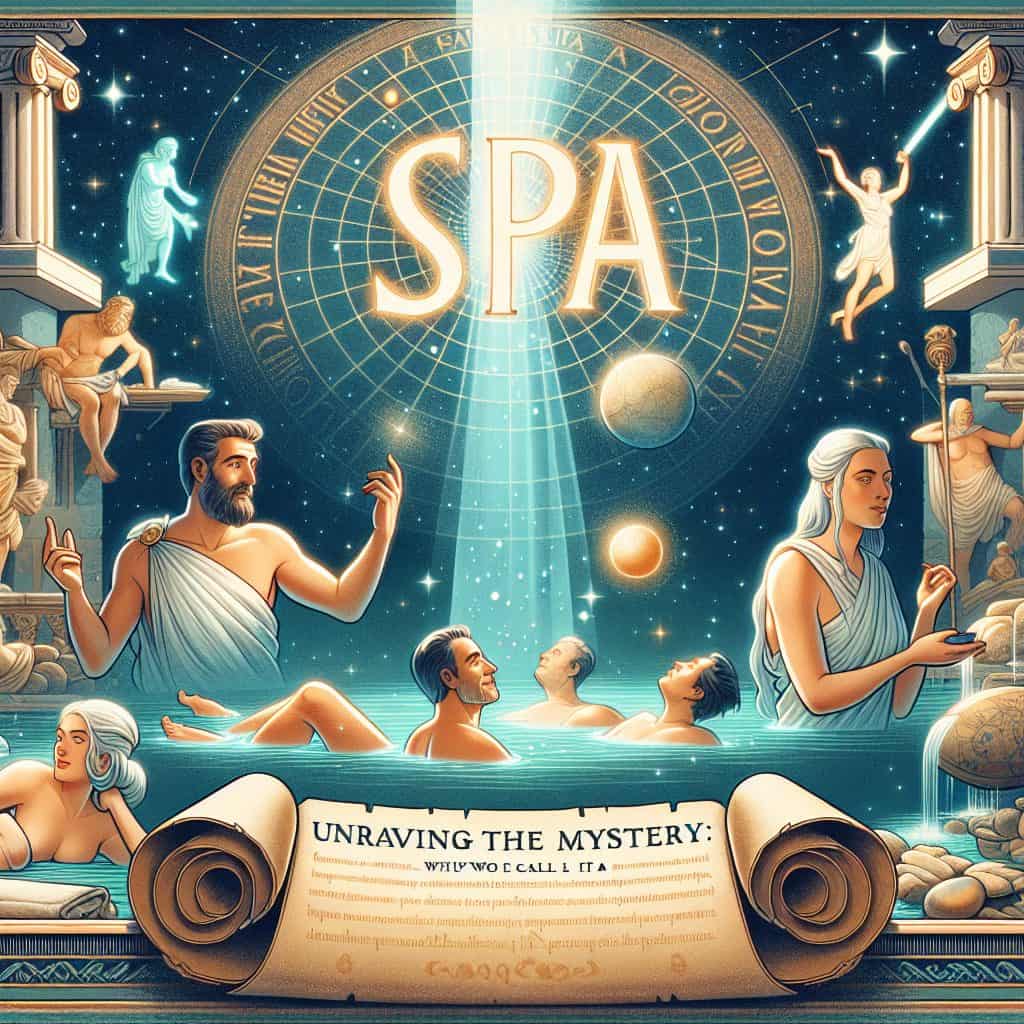 unraveling the mystery: why do we call it a spa?