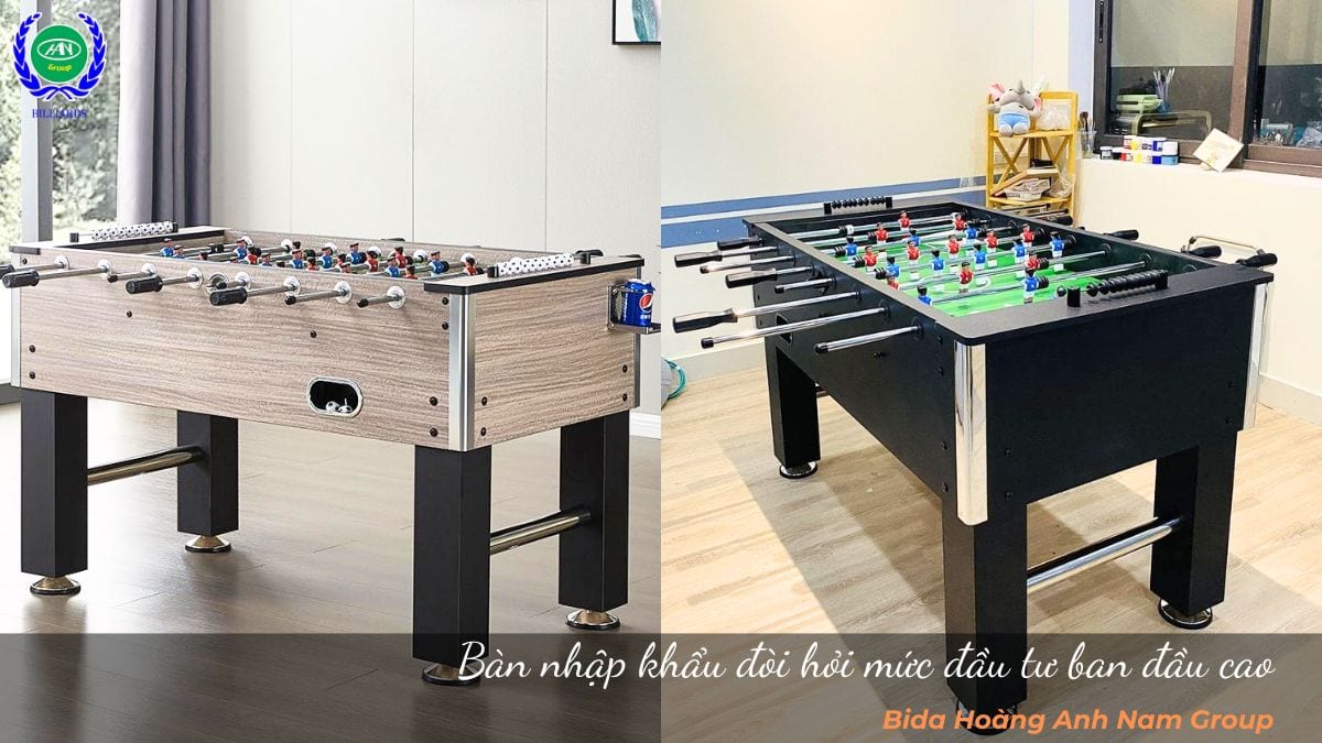Bàn nhập khẩu đòi hỏi mức đầu tư ban đầu cao