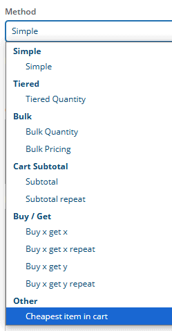 Select your gifting method