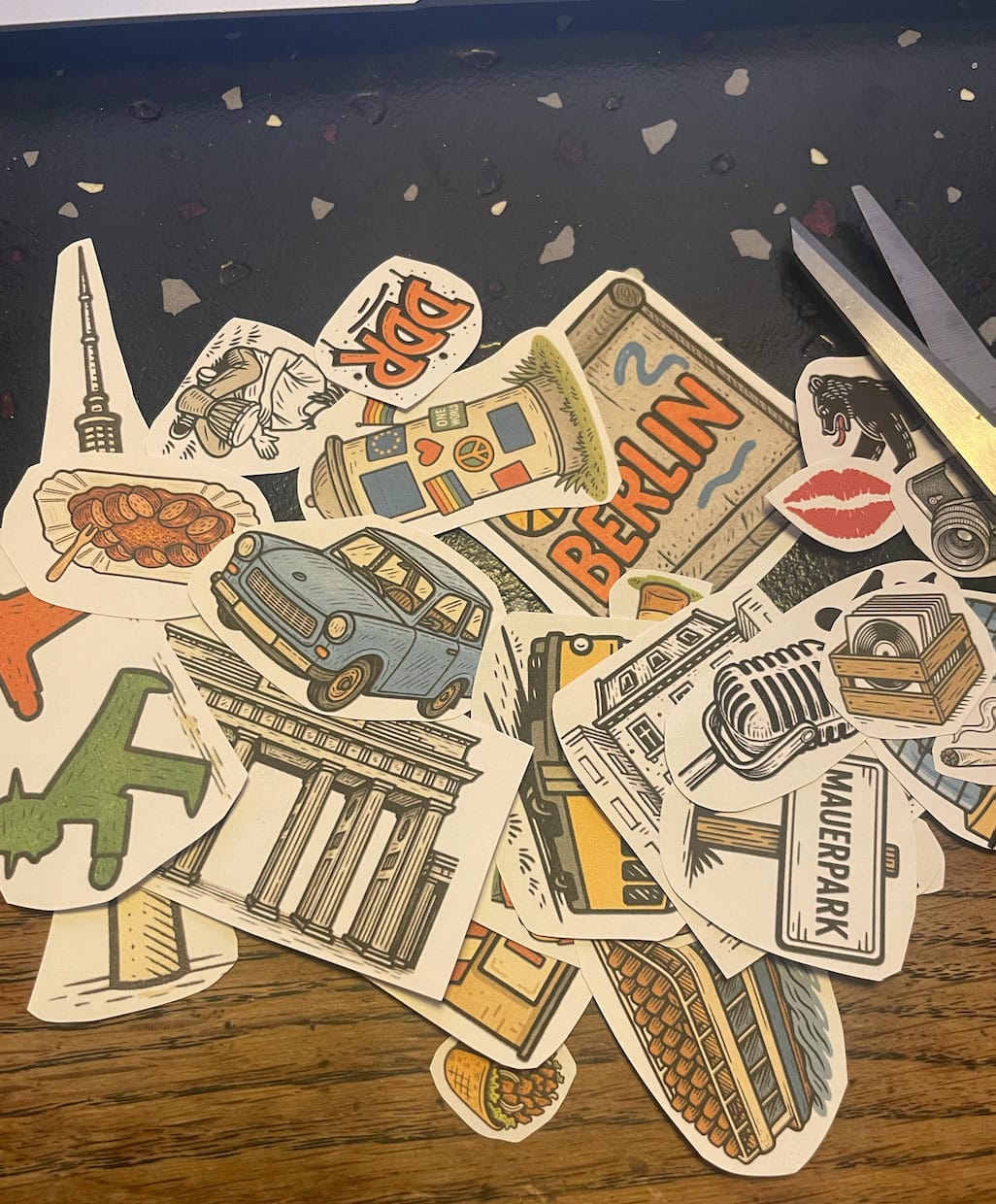 Berlin Motive zum Ausdrucken als gratis Bastelvorlage