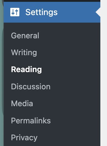 WordPress for Beginners: Simple Steps to Start Your First Website 4 Screenshot of the settings menu in WordPress dashboard
