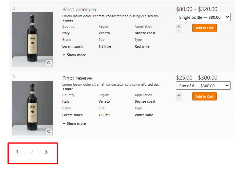 Ajax pagination and load more button