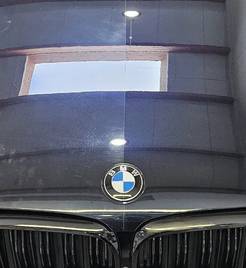 Lackaufbereitung Vorher Nacher vorbereitung zur Auto Keramikversiegelung zugeschnitten