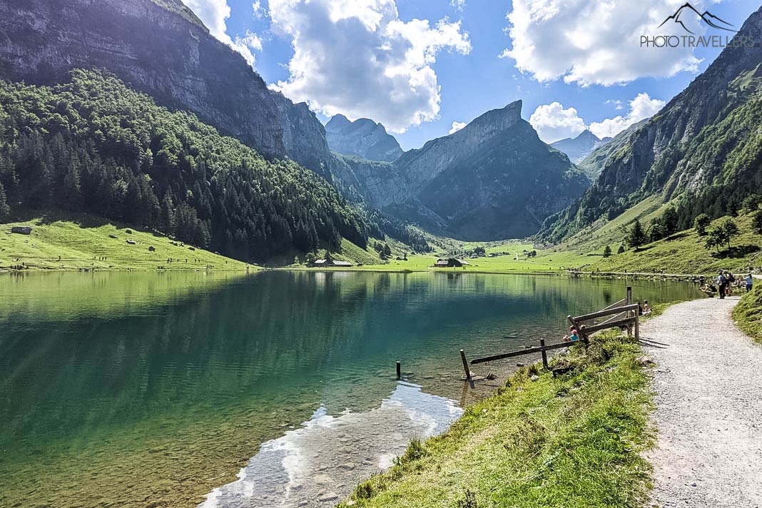 Blick auf den Seealpsee