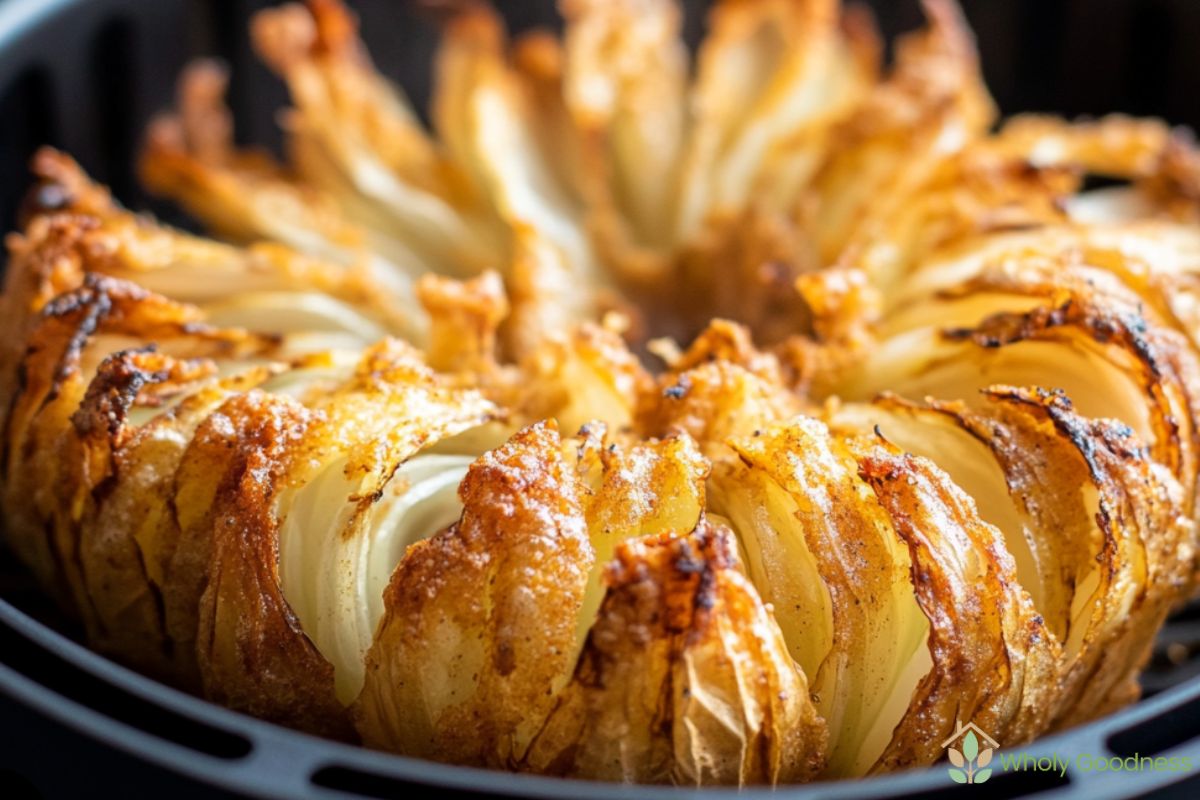 Air Fryer Vegan Blooming Onion