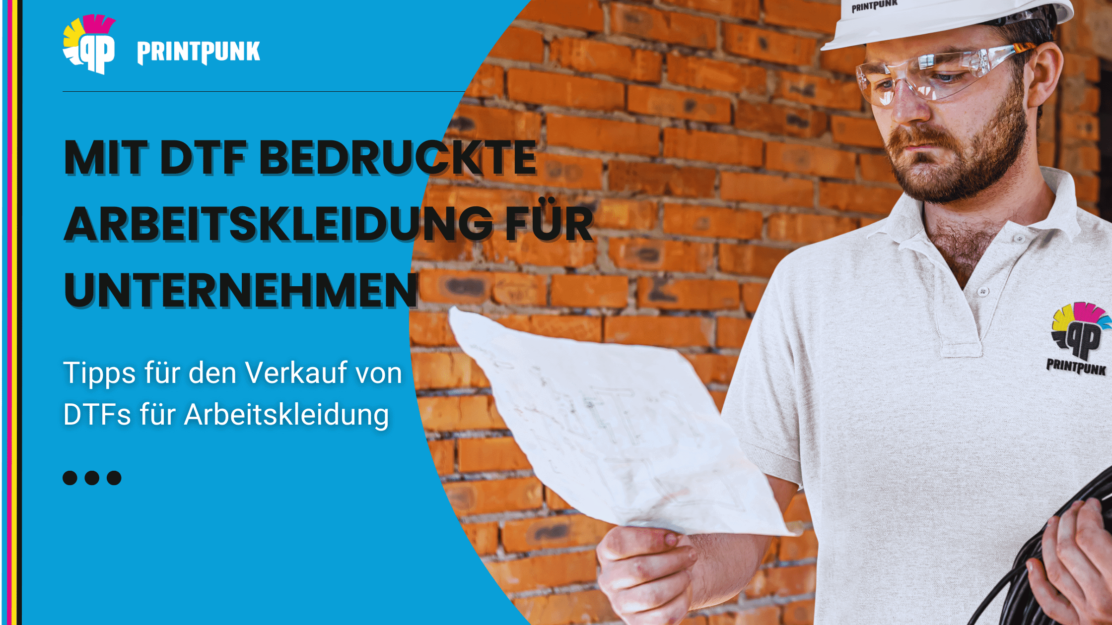 Mit DTF bedruckte Arbeitskleidung für Unternehmen
