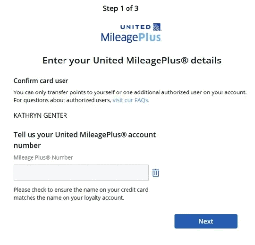 Converting Chase Points to United Miles (Step-by-Step) 3 Step 1 Select United MileagePlus