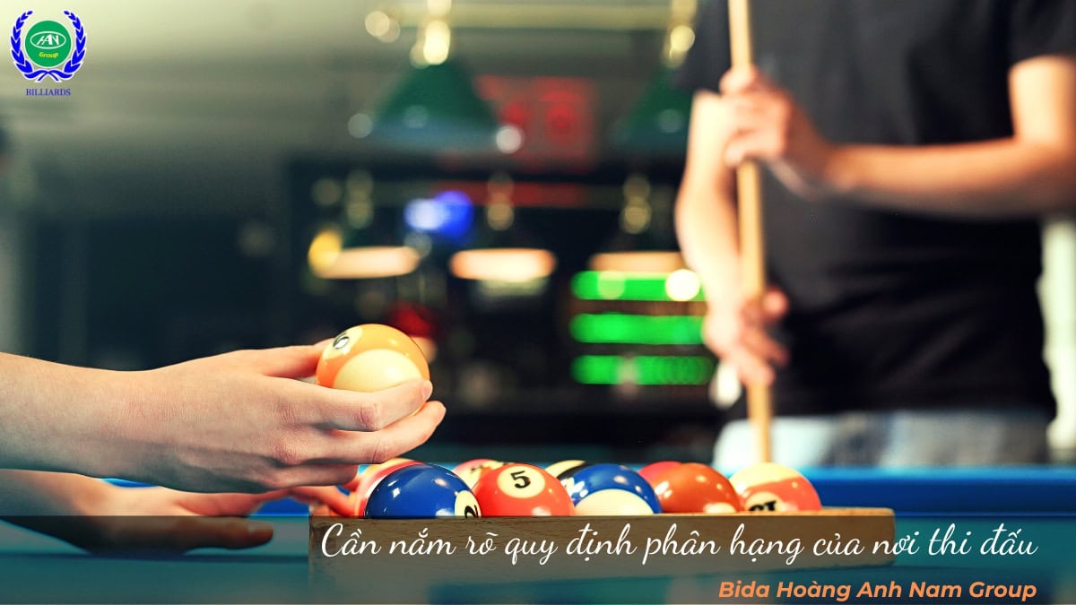 Cần nắm rõ quy định phân hạng của nơi thi đấu