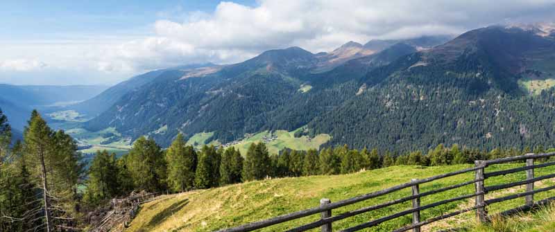 Blick ins Gsieser Tal in Südtirol