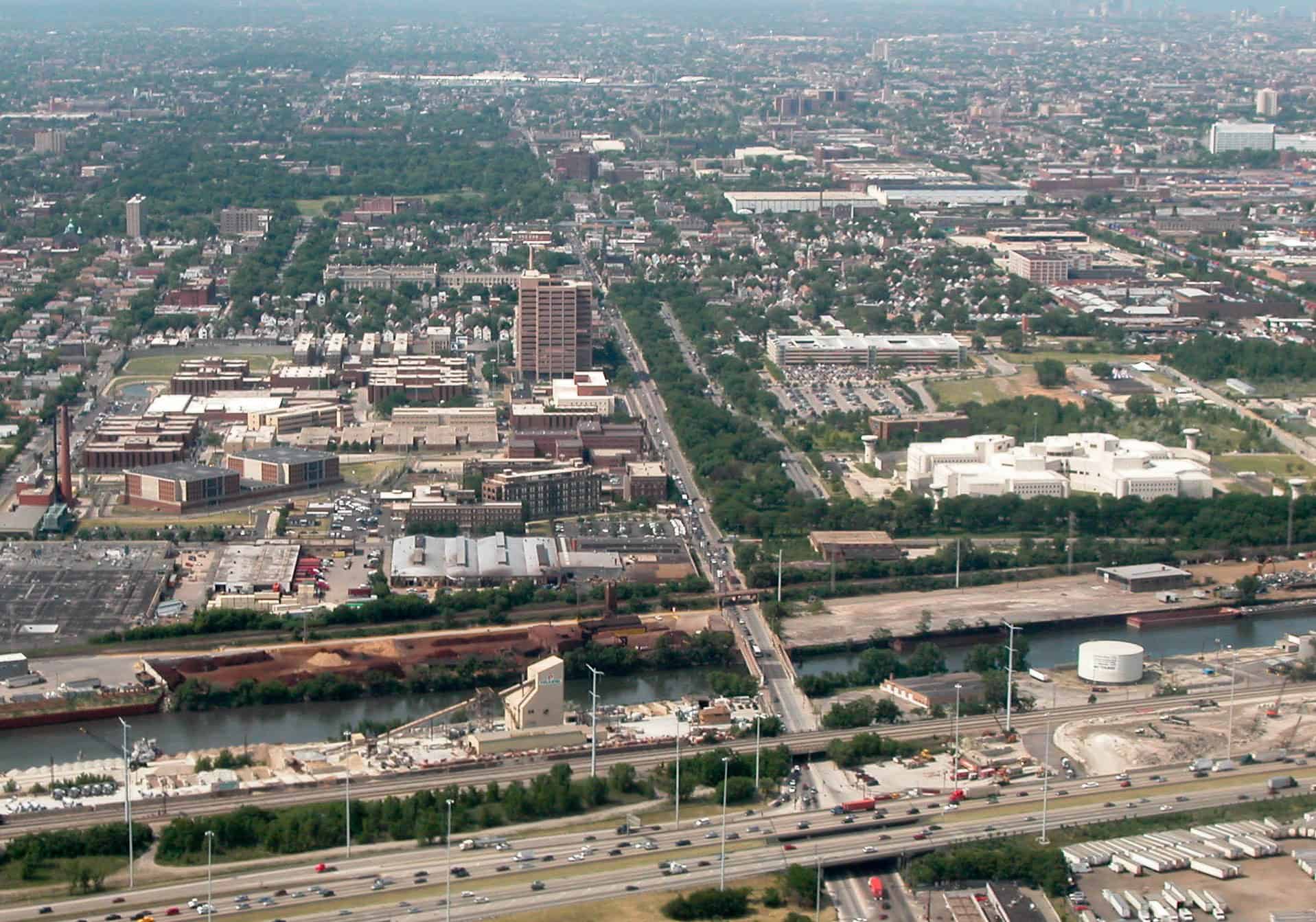 The Cook County Jail complex, Chicago, 2005.