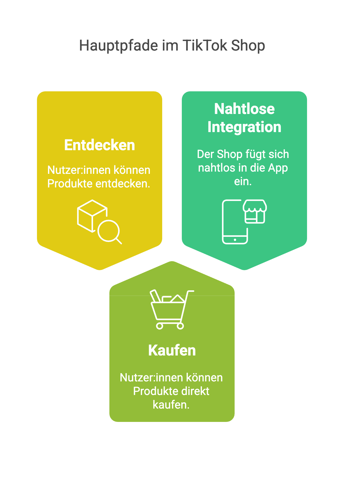 TikTok Shop: Funktionen, Beispiele & Einstieg 1 Hauptpfade TikTok Shop