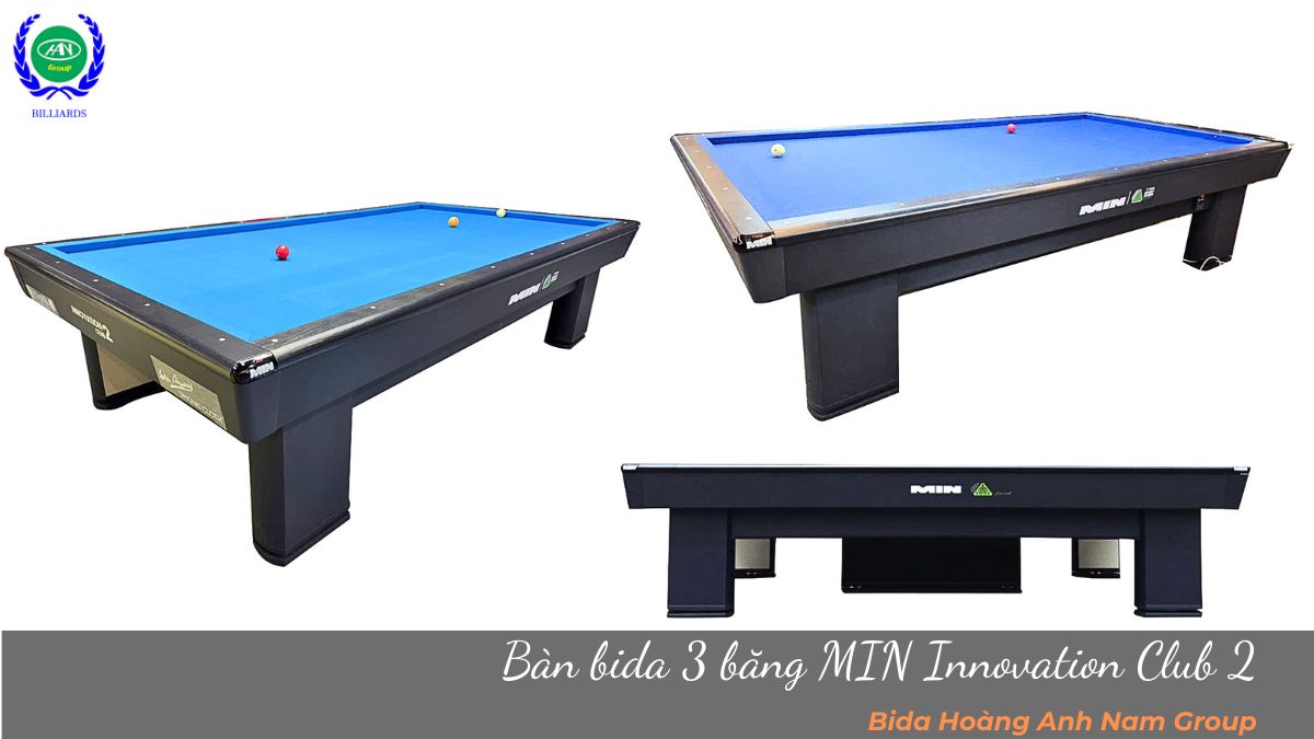 Bàn bida 3 băng MIN Innovation Club 2