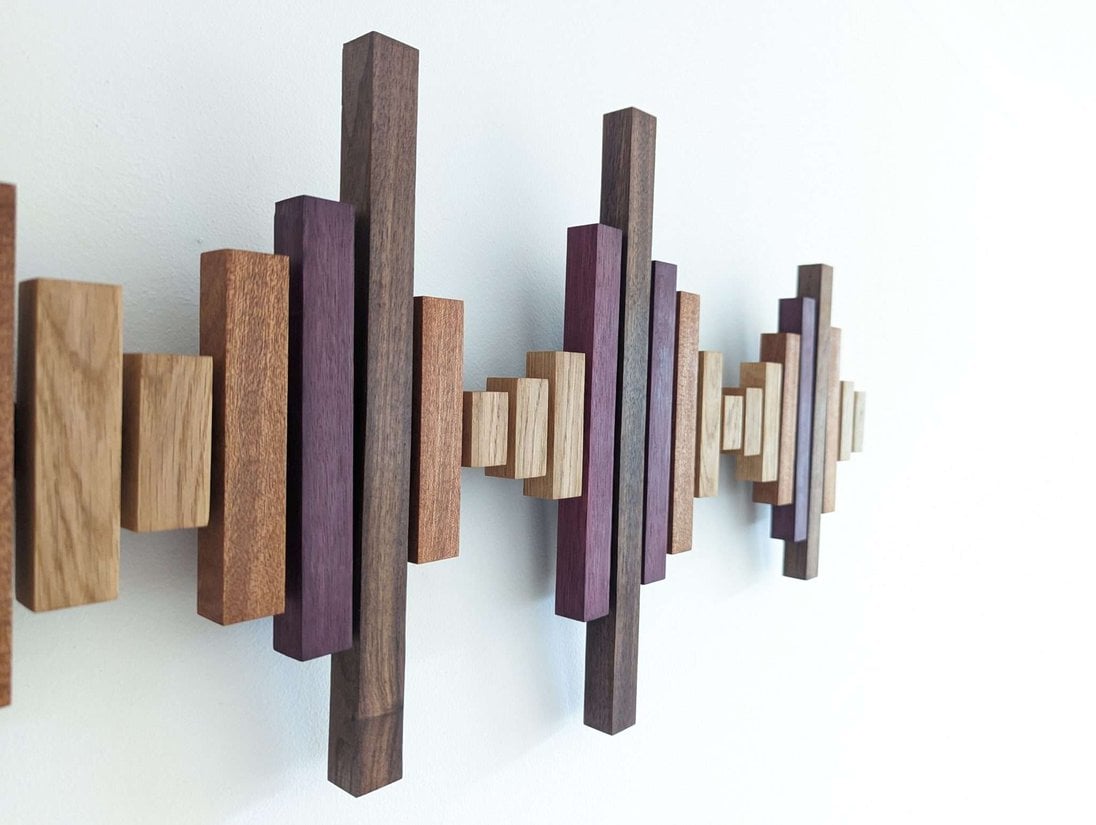 Soundwave Wall Art | Wood Wall Art | Waveform Art