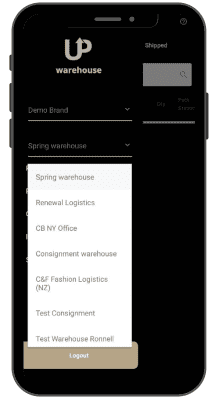 Warehouse mobile app Warehouse mobile app