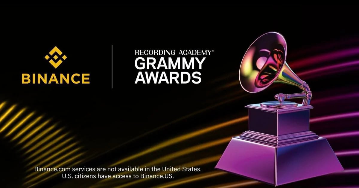 Binance gets the sponsor of the greatest music award on the planet GRAMMY 1 Binance becomes the sponsor of the largest music award on the planet GRAMMY