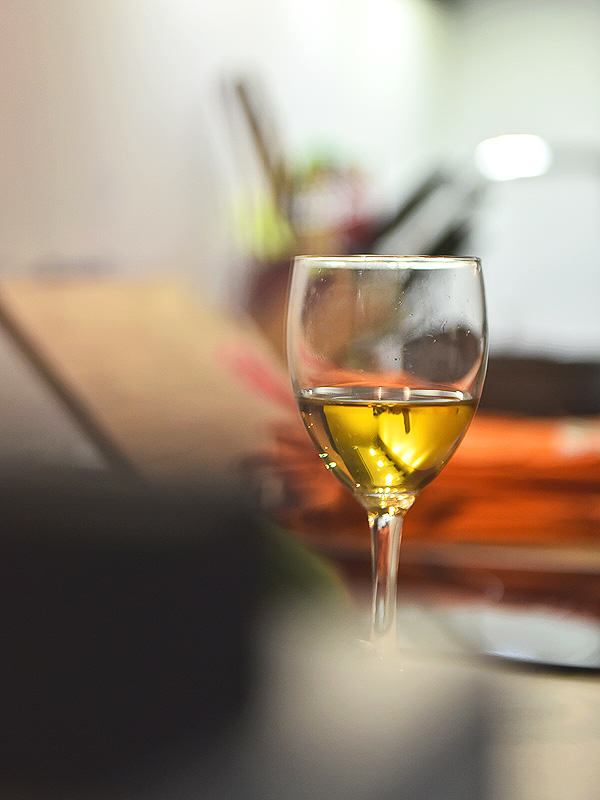Verre de vin blanc