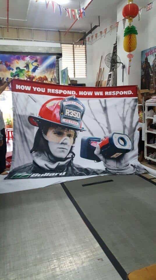 Fabric exhibition booth